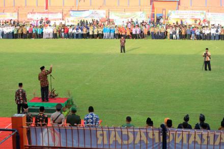 Hardiknas di Bojonegoro Canangkan Gerakan Ayo Sekolah